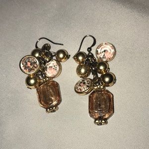 Leopard print earrings